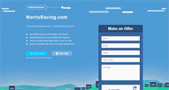 Desktop Screenshot of norrisracing.com